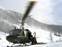 Winterübung - Bereitstehender Helicopter